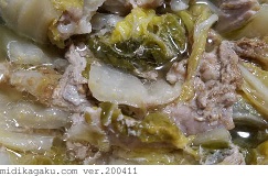 ハクサイ-料理-ブタ白菜鍋