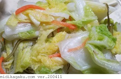 ハクサイ-料理-塩漬け